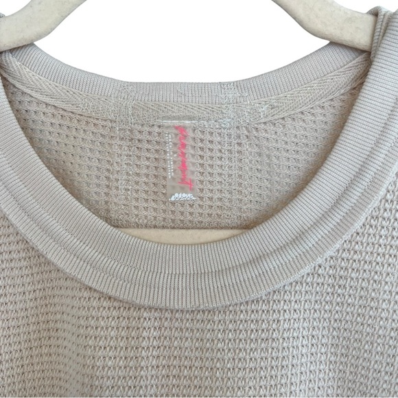 FP Movement Dream Work Layer Waffle Thermal Long Sleeve Tee Shirt Moonlight S - Picture 3 of 6